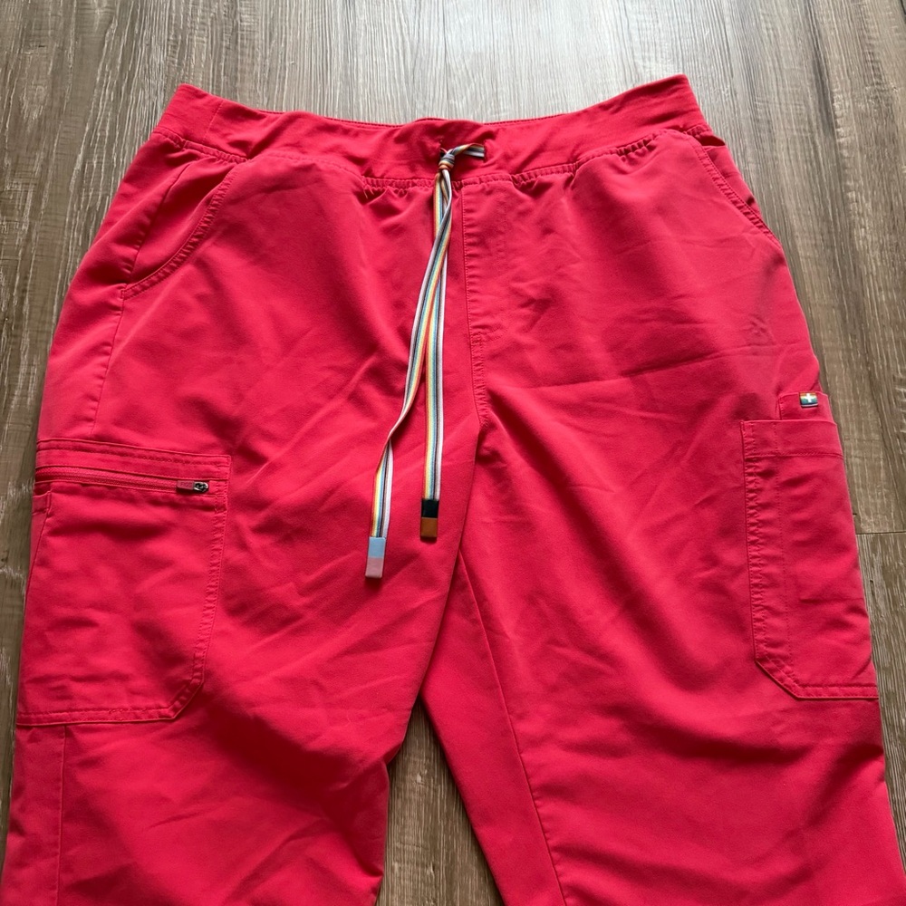 FIGS Zamora Jogger Scrub Pants Limited Edition Pride 2022 Hibiscus Womens XXL - Picture 5 of 10